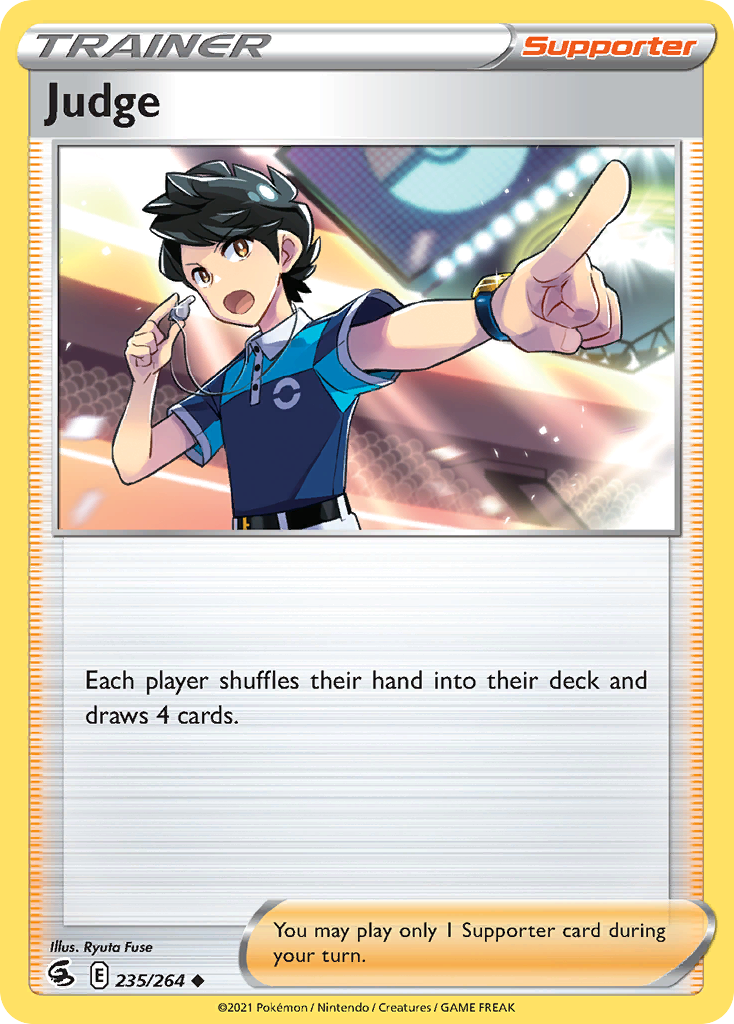 Judge – Fusion Strike 235/264 Pokémon card