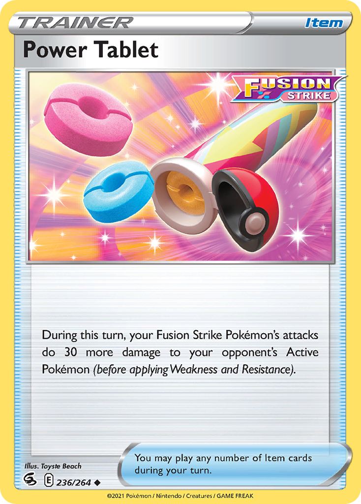 Power Tablet – Fusion Strike 236/264 Pokémon card