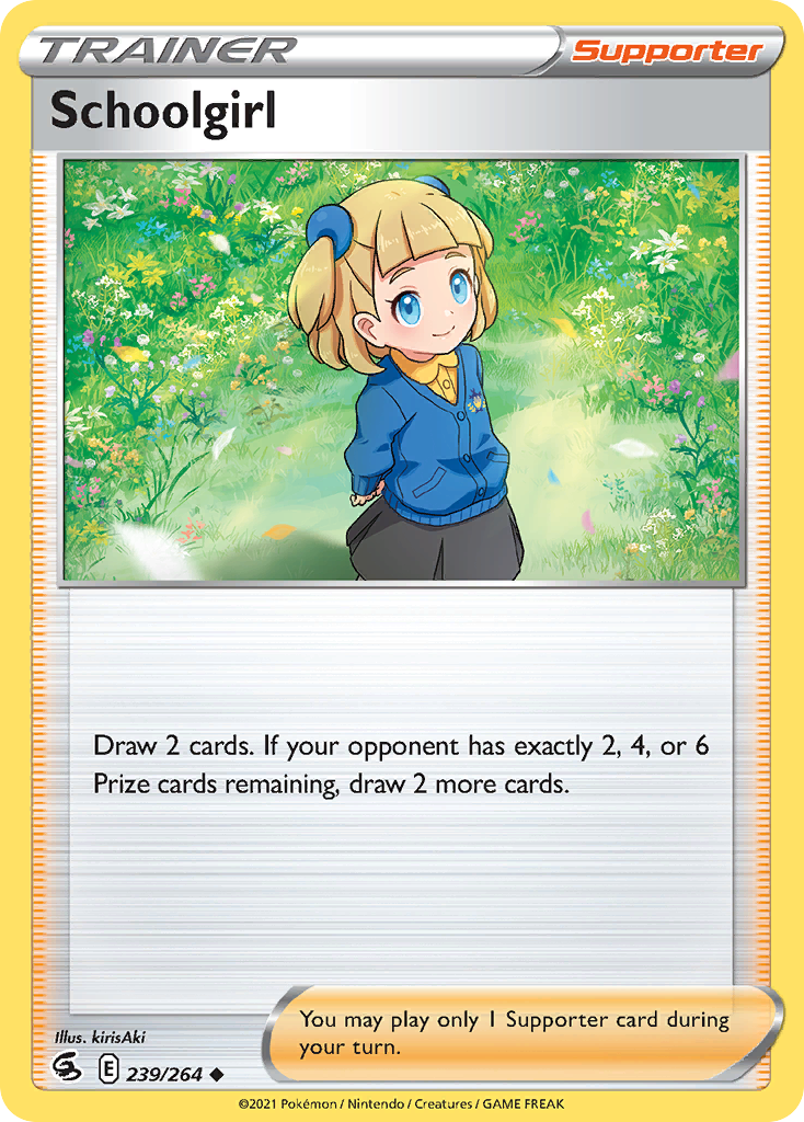 Schoolgirl – Fusion Strike 239/264 Pokémon card