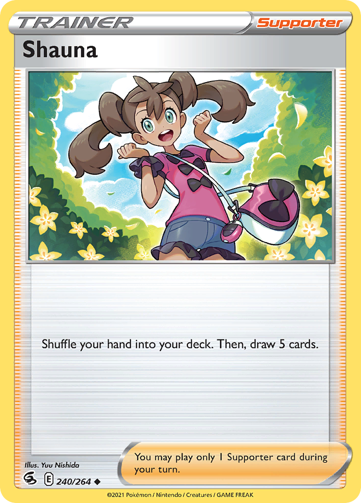 Shauna – Fusion Strike 240/264 Pokémon card