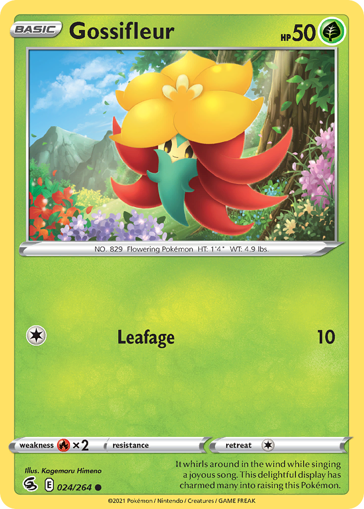 Gossifleur – Fusion Strike 024/264 Pokémon card