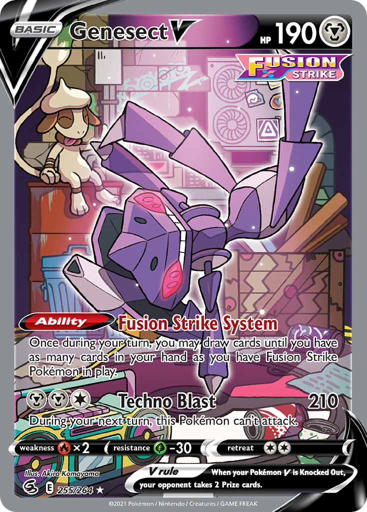 Genesect V – Fusion Strike 255/264 Pokémon card