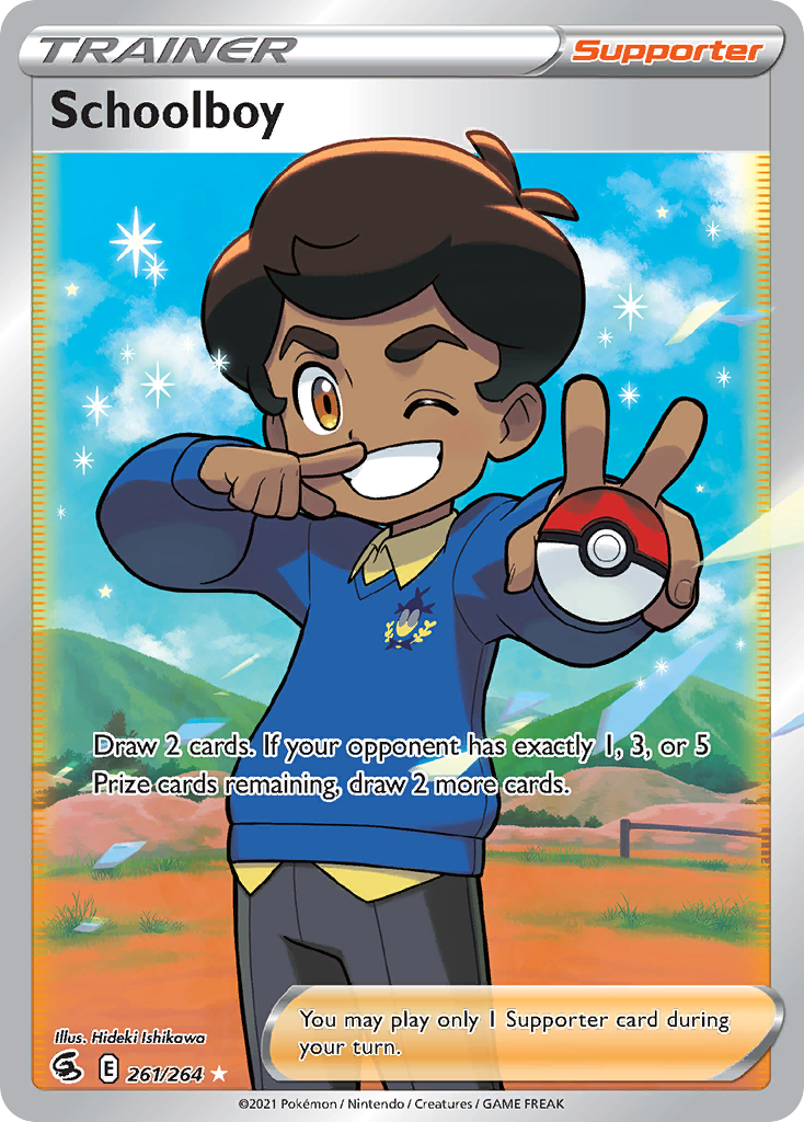 Schoolboy – Fusion Strike 261/264 Pokémon card