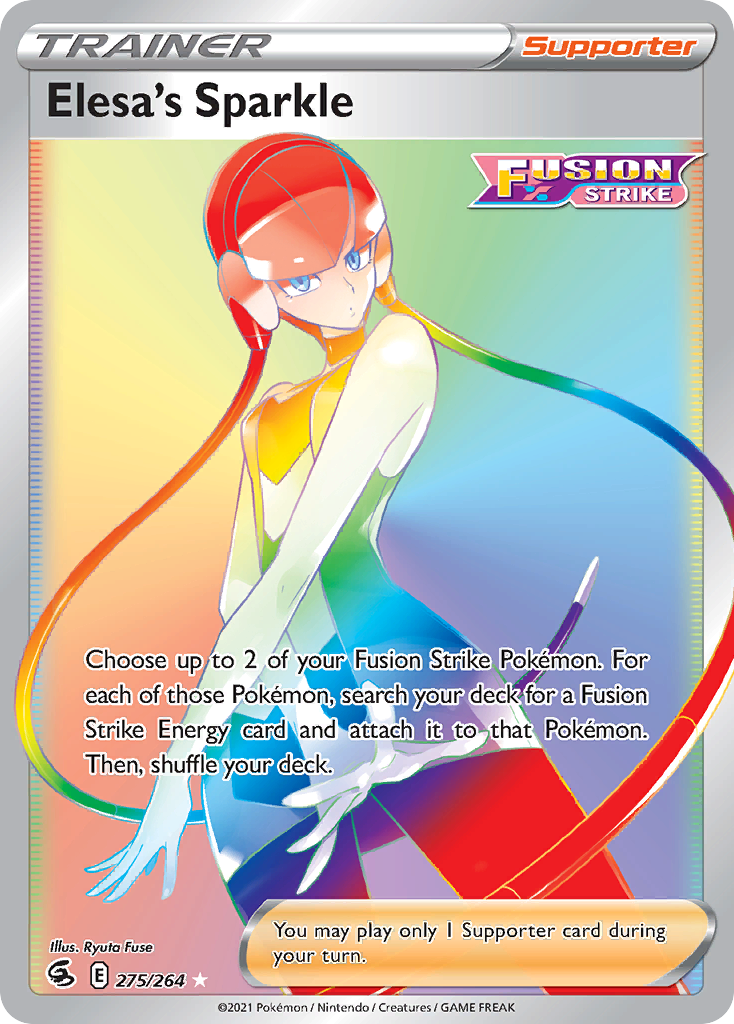 Elesa's Sparkle – Fusion Strike 275/264 Pokémon card