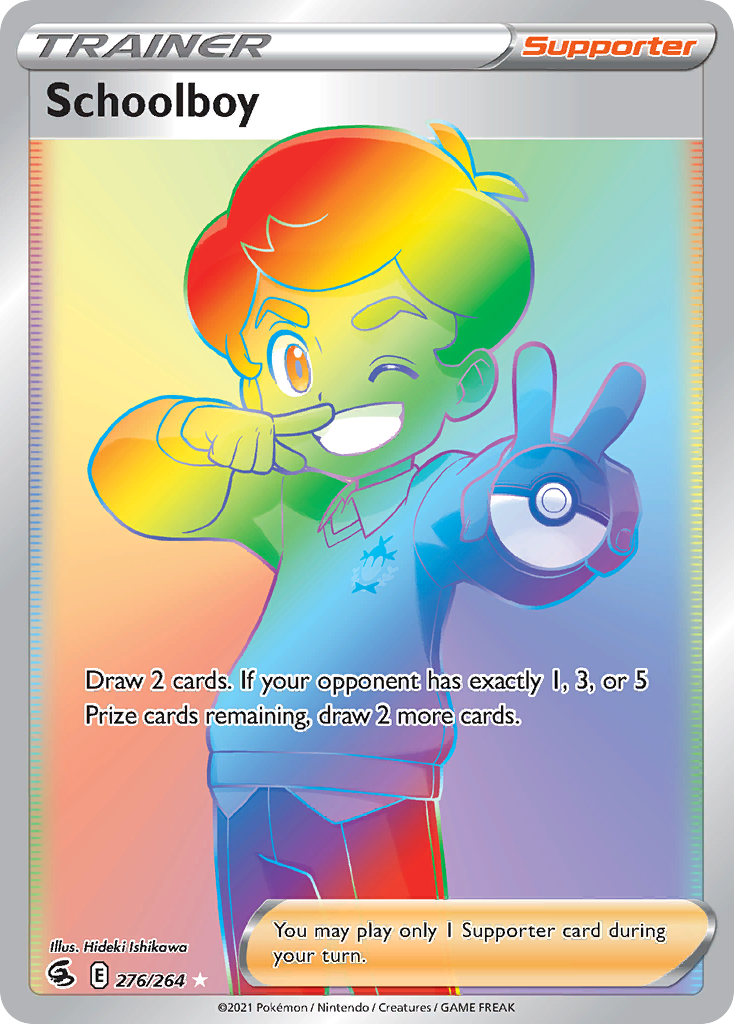 Schoolboy – Fusion Strike 276/264 Pokémon card