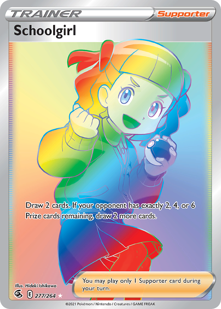 Schoolgirl – Fusion Strike 277/264 Pokémon card