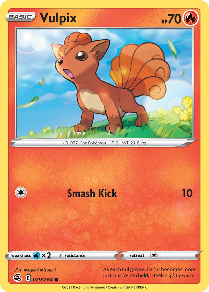 Vulpix – Fusion Strike 029/264 Pokémon card
