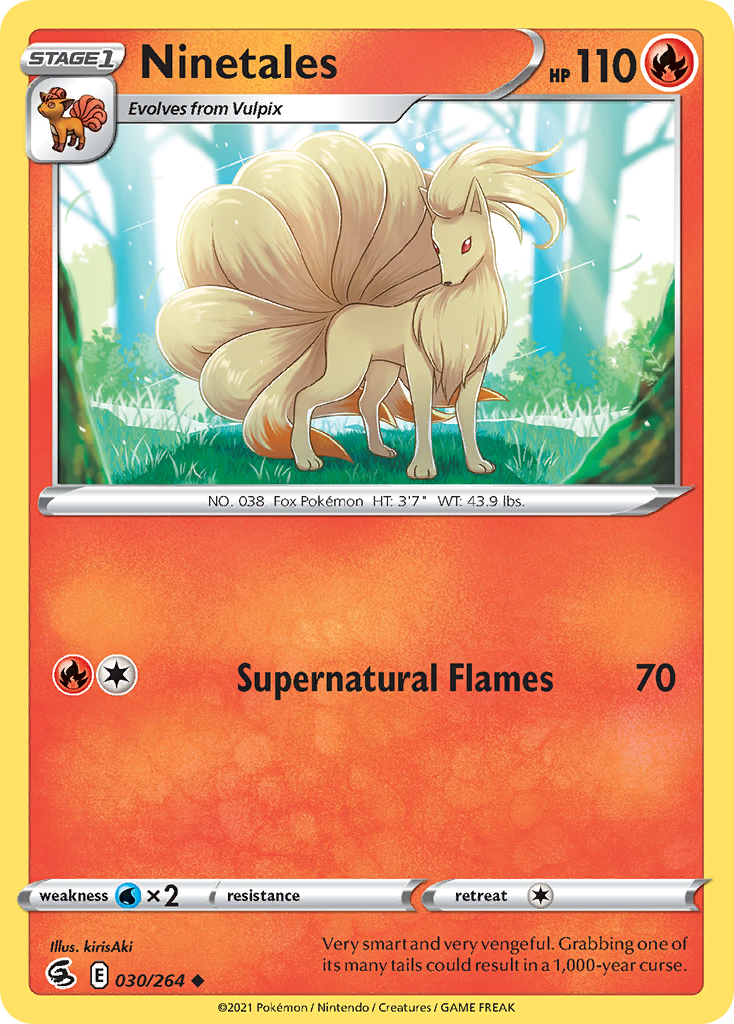 Ninetales – Fusion Strike 030/264 Pokémon card