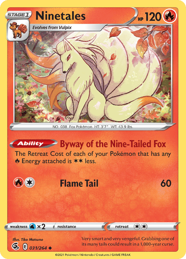 Ninetales - Fusion Strike 31