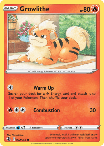 Growlithe - Fusion Strike 32