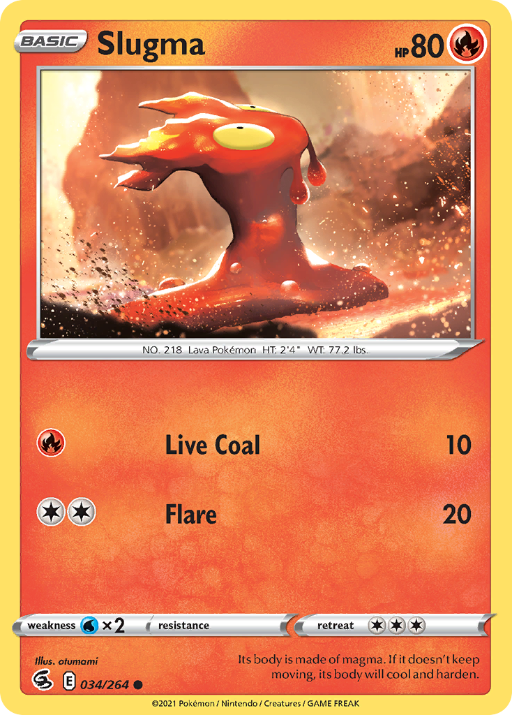 Slugma – Fusion Strike 034/264 Pokémon card