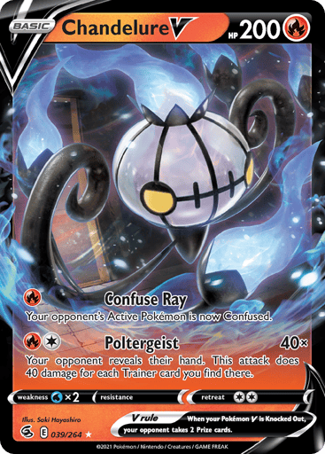 Chandelure V - Fusion Strike 39