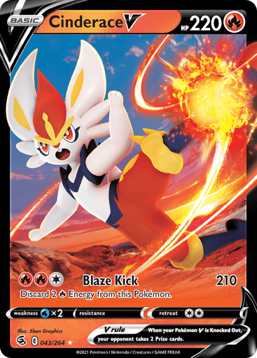 Cinderace V - Fusion Strike 43