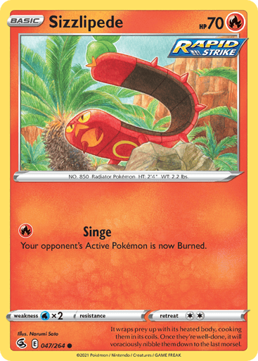 Sizzlipede - Fusion Strike 47