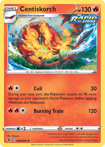Centiskorch - Fusion Strike 48