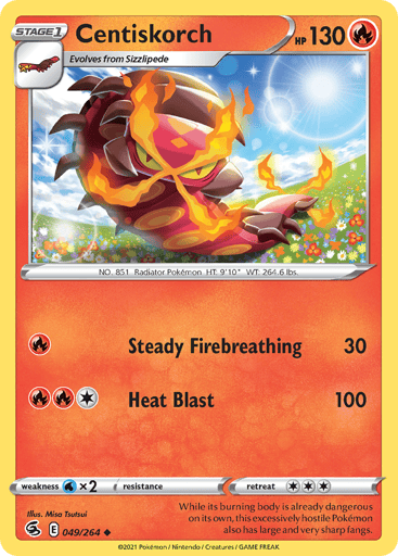 Centiskorch - Fusion Strike 49