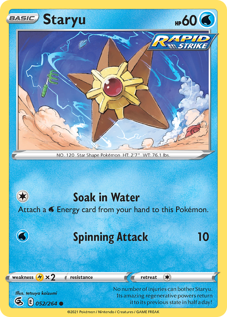Staryu – Fusion Strike 052/264 Pokémon card