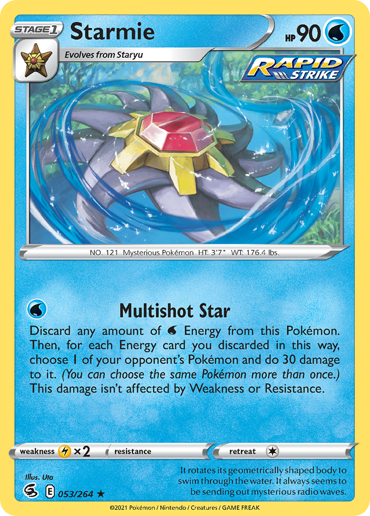 Starmie – Fusion Strike 053/264 Pokémon card