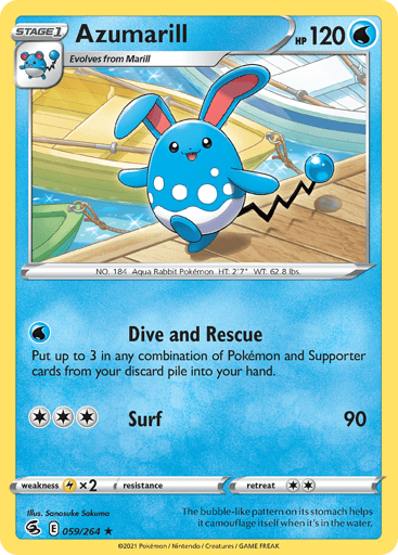 Azumarill - Fusion Strike 59
