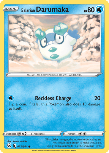 Galarian Darumaka - Fusion Strike 71