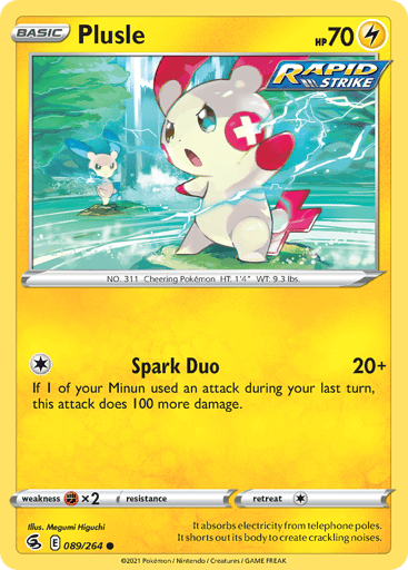 Plusle - Fusion Strike 89