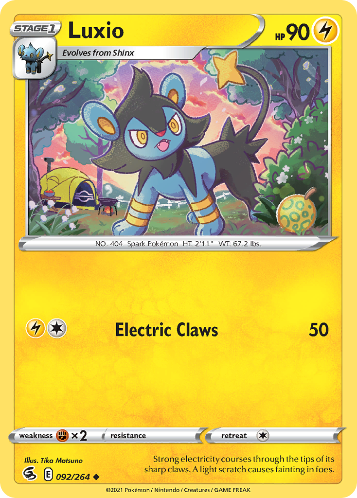 Luxio – Fusion Strike 092/264 Pokémon card