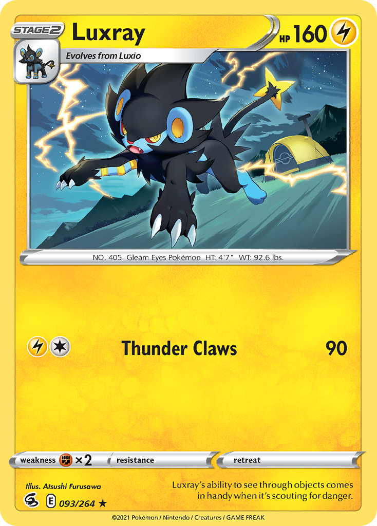 Luxray – Fusion Strike 093/264 Pokémon card