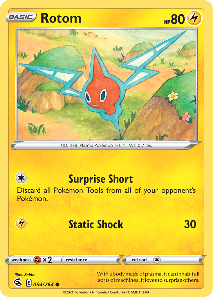 Rotom – Fusion Strike 094/264 Pokémon card