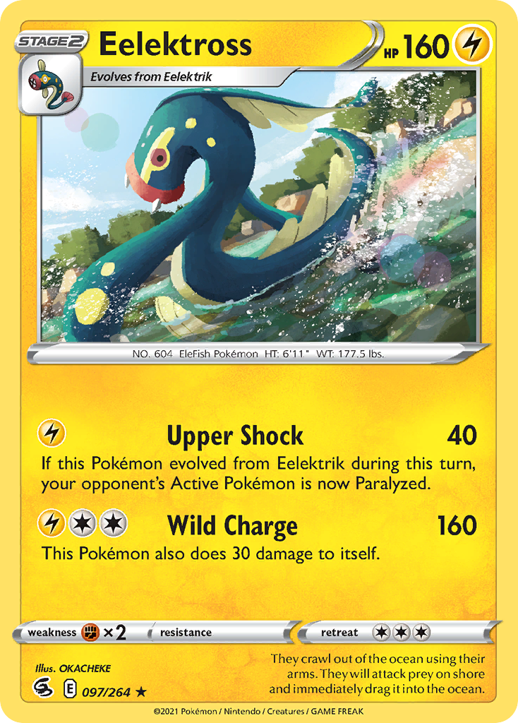 Eelektross – Fusion Strike 097/264 Pokémon card