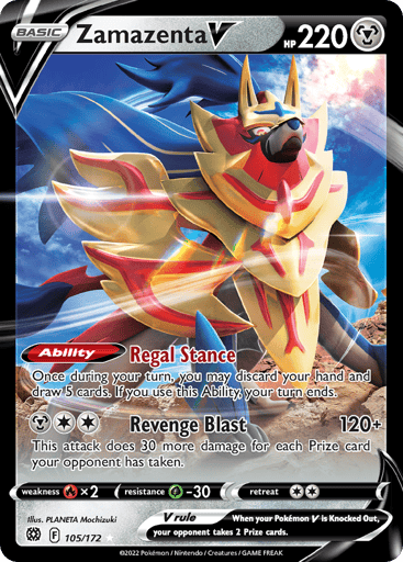 Zamazenta V - Brilliant Stars 105
