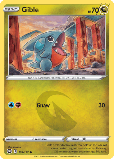 Gible - Brilliant Stars 107
