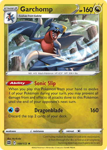 Garchomp - Brilliant Stars 109