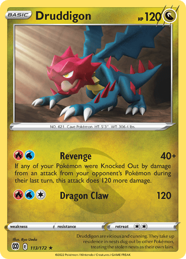 Druddigon - Brilliant Stars 113