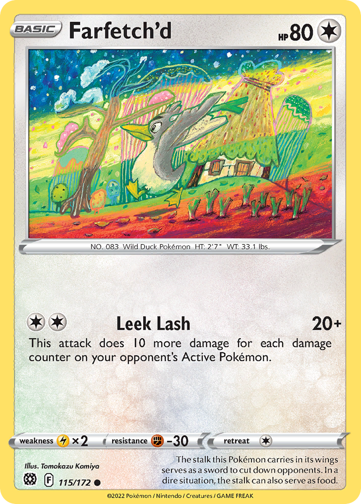 Farfetch'd – Brilliant Stars 115/172 Pokémon card