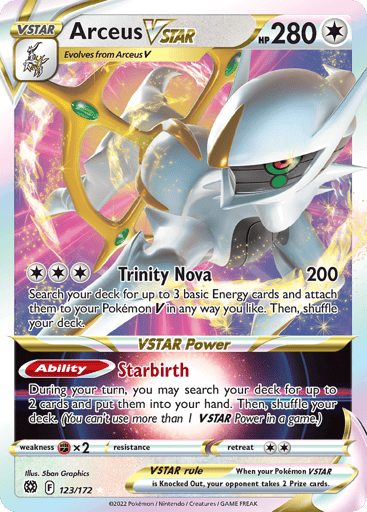 Arceus VSTAR - Brilliant Stars 123