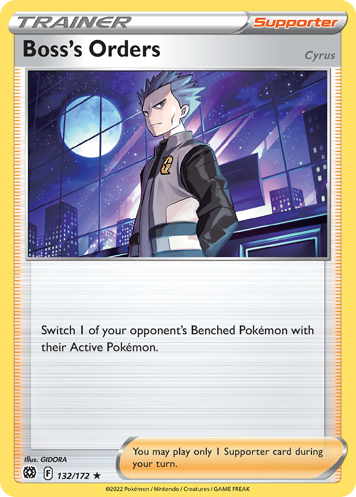 Boss's Orders – Brilliant Stars 132/172 Pokémon card