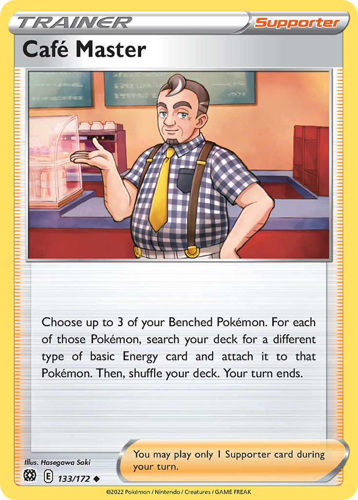 Café Master – Brilliant Stars 133/172 Pokémon card