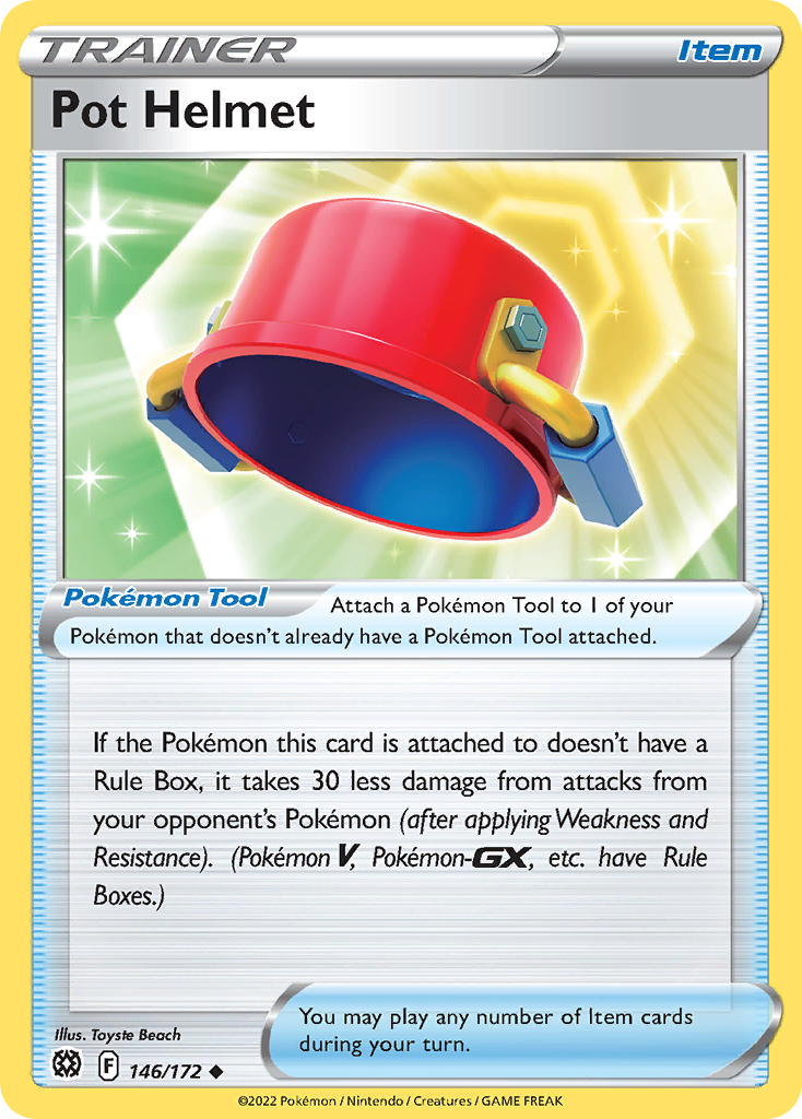 Pot Helmet – Brilliant Stars 146/172 Pokémon card