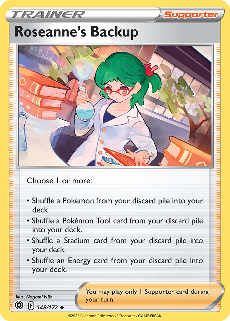 Roseanne's Backup – Brilliant Stars 148/172 Pokémon card
