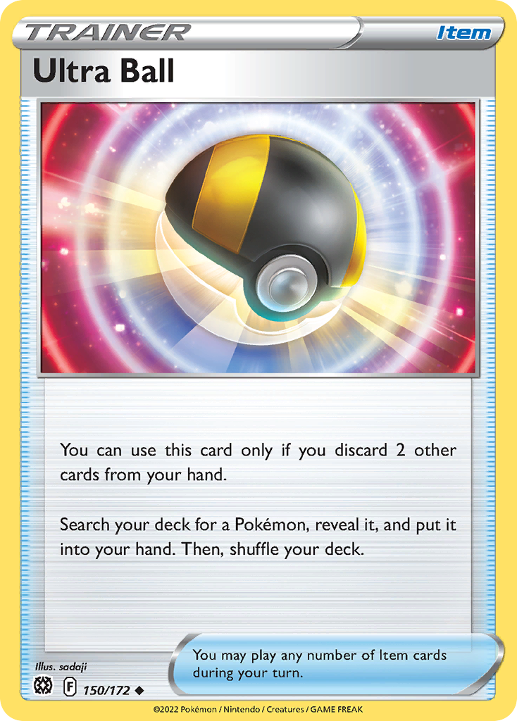 Ultra Ball – Brilliant Stars 150/172 Pokémon card