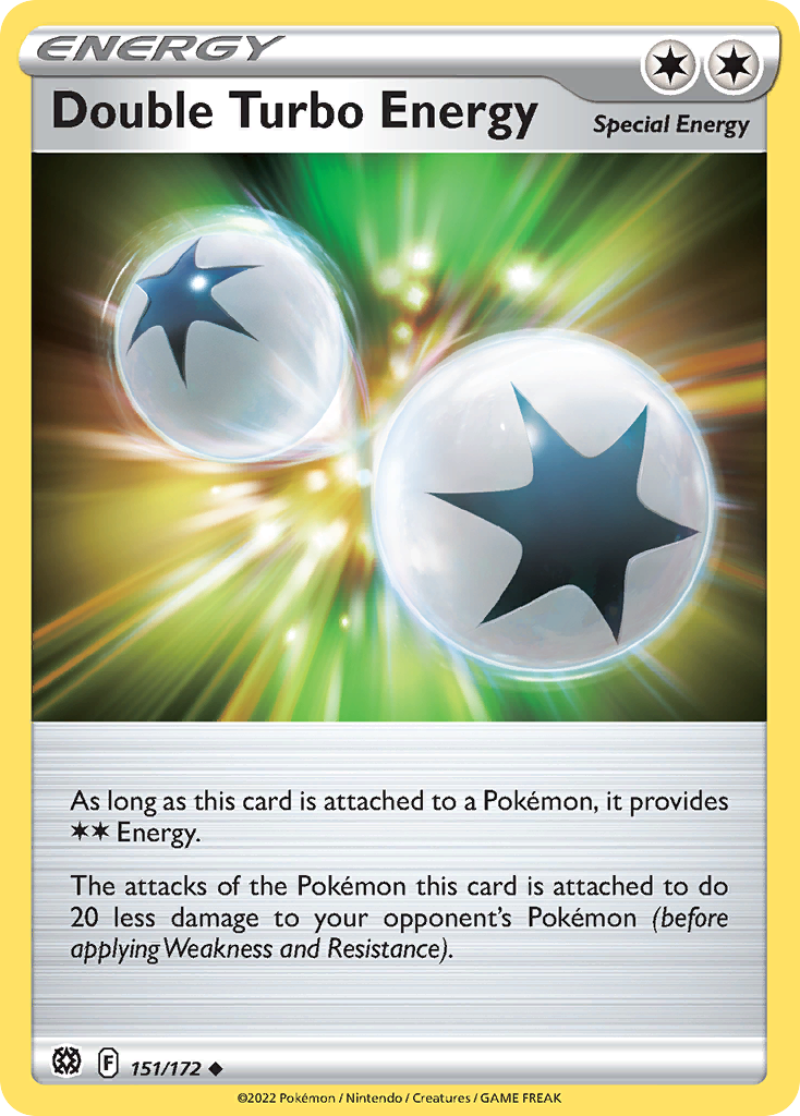 Double Turbo Energy – Brilliant Stars 151/172 Pokémon card