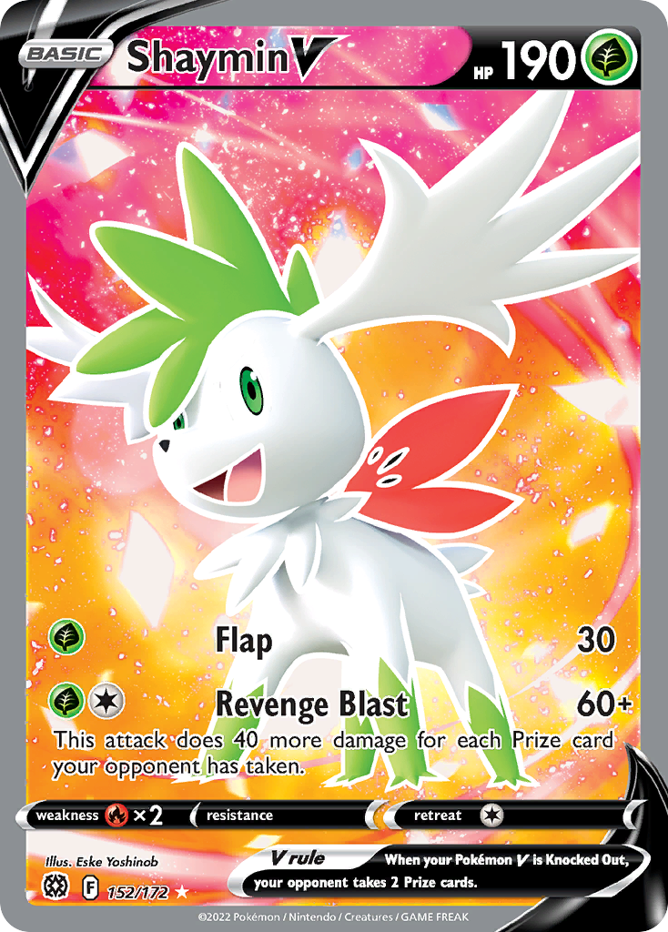 Shaymin V – Brilliant Stars 152/172 Pokémon card