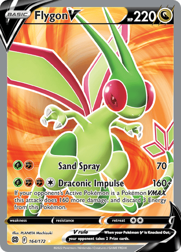Flygon V - Brilliant Stars 164