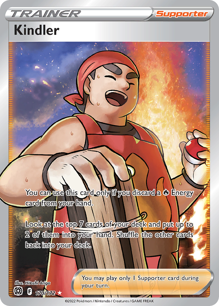 Kindler – Brilliant Stars 170/172 Pokémon card