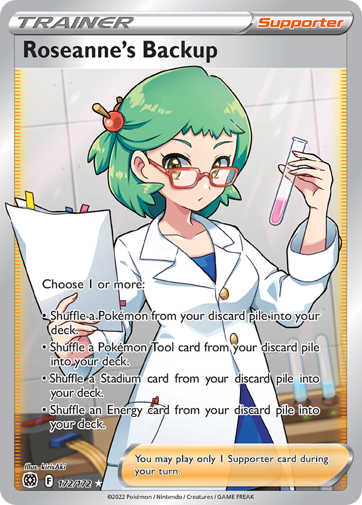 Roseanne's Backup – Brilliant Stars 172/172 Pokémon card