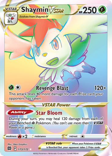 Shaymin VSTAR - Brilliant Stars 173