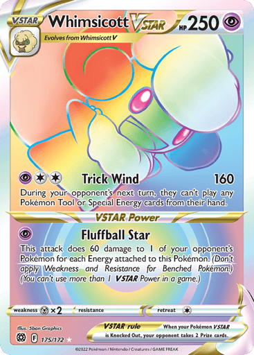 Whimsicott VSTAR - Brilliant Stars 175
