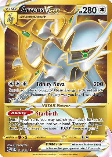 Arceus VSTAR - Brilliant Stars 184