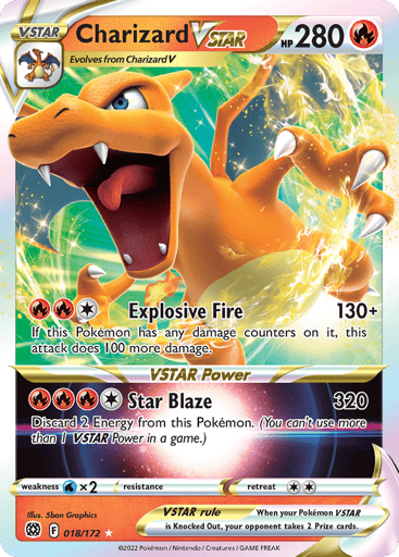Charizard VSTAR - Brilliant Stars 18
