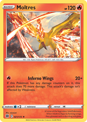 Moltres - Brilliant Stars 21